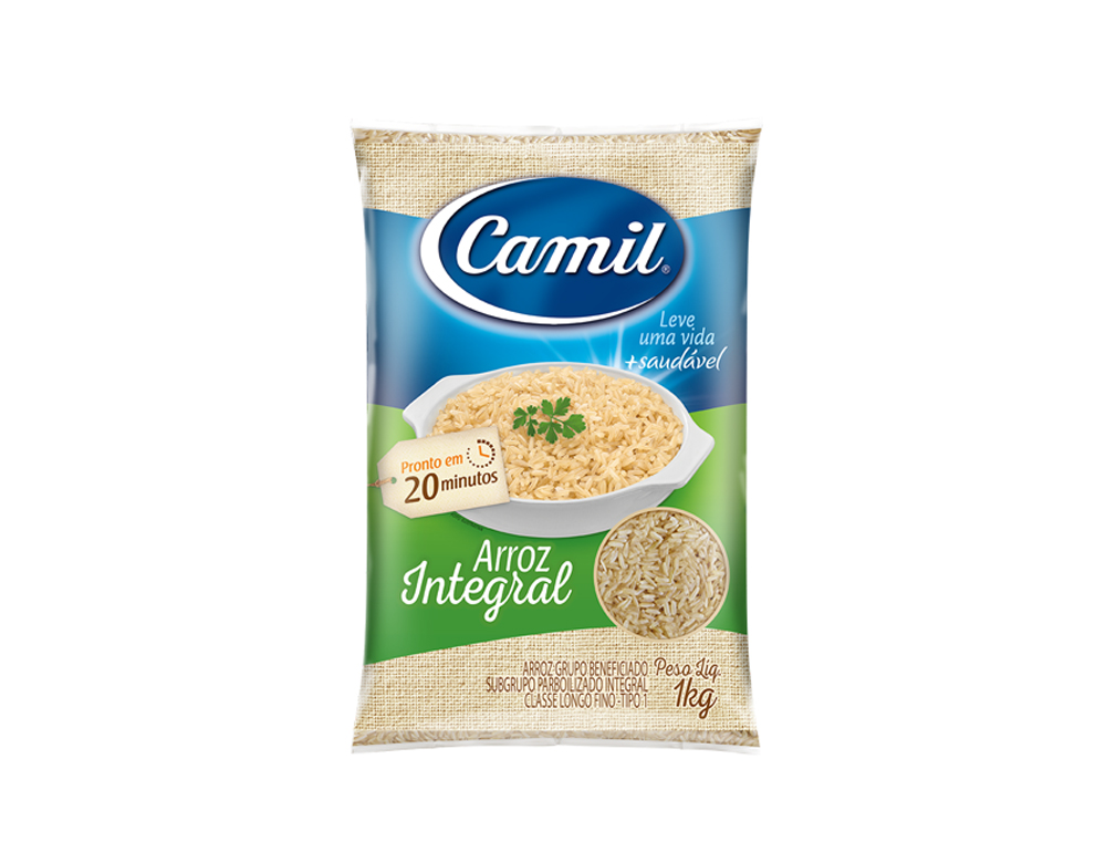 ARROZ INTEGRAL CAMIL 1 KG (FDO 10 PCT)